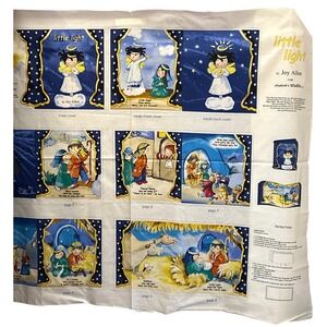 Modern Elizabeth's Studio Fabric Panel Nativity Soft Book Religious DIY Craft